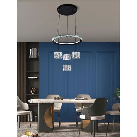LUZ COLGANTE 1 AROS + 4 LUCES
