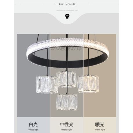 LUZ COLGANTE 1 AROS + 4 LUCES