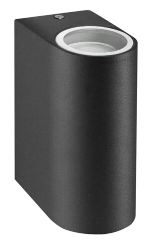 LAMPARA DE PARED UP DOWN 2XGU10 BLACK
