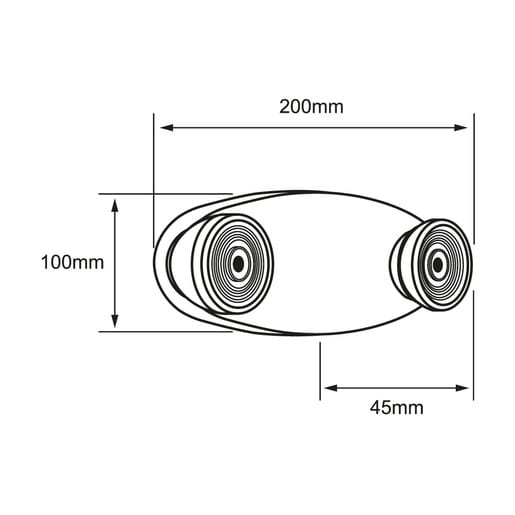 LAMPARA LED DE EMERGENCIA 3W MODERNA