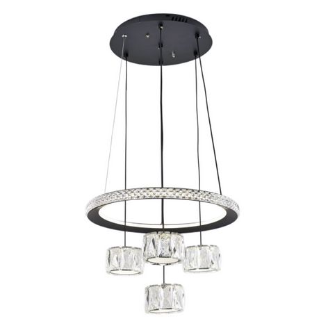 LUZ COLGANTE 1 AROS + 4 LUCES