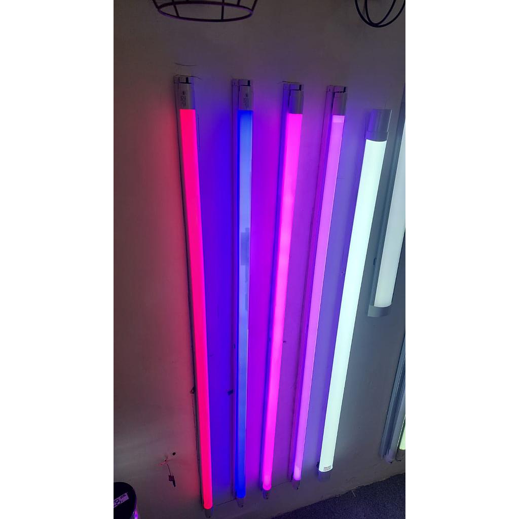 TUBO LED 18W 4 PIE  PLASTIC D/COLOR