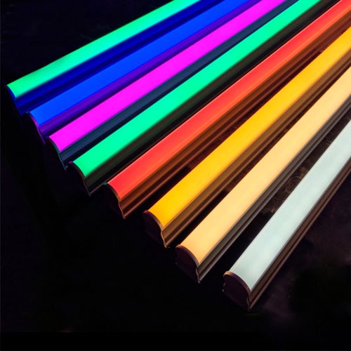 TUBO LED 9W T5 CON BASE  0.60CM AZUL