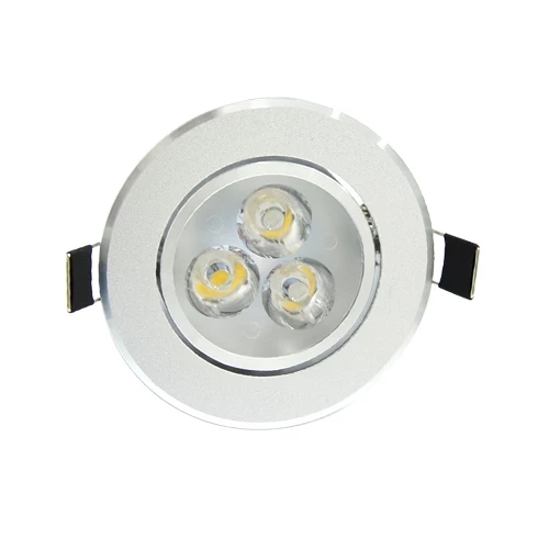 SPOT LIGHT LED RGB 3W B/PLATADO             