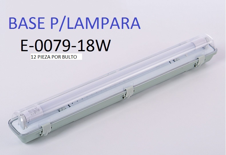 LAMPARA LED 18W 6500K ANTIPOLVO 1 TUBOS 1.2