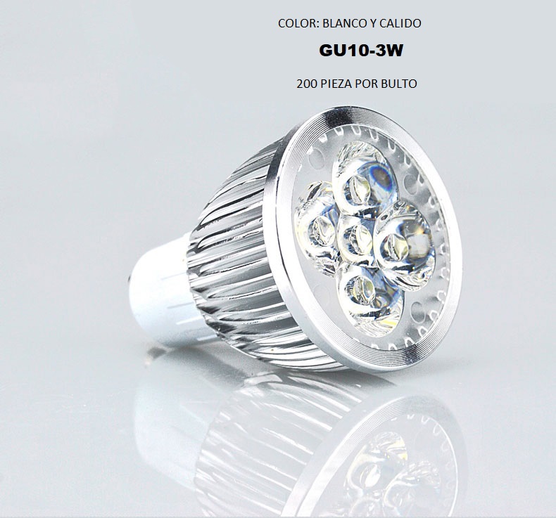FOCO SPOT LIGHT 7W 30K GU10