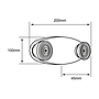 LAMPARA LED DE EMERGENCIA 3W MODERNA