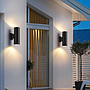 LAMPARA DE PARED UPDOWN E27 NEGRO PAR 30