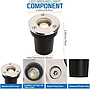 LAMP DE PISO 1W 12V IP67