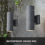 LAMPARA DE PARED UPDOWN E27 GRIS PAR 38