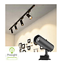 LAMP DE RIEL 20W INTEGRADO NEG 3000K 