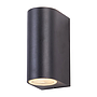 LAMPARA DE PARED UP DOWN 2XGU10 BLACK
